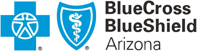 Blue cross blue shield Arizona logo.