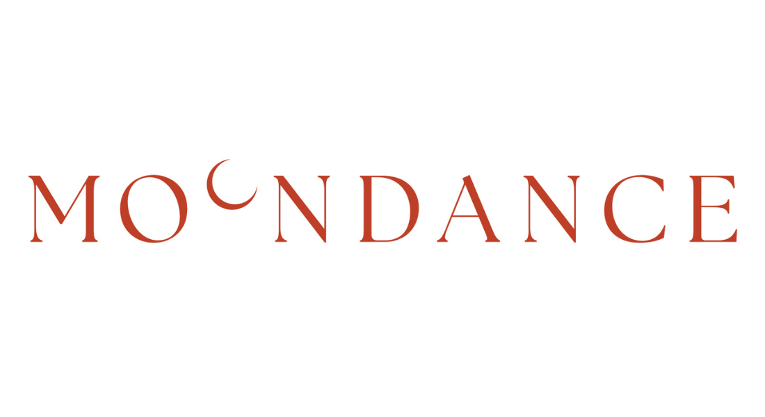 Logo featuring the word 'moondance' with a crescent moon in place of one 'o'.