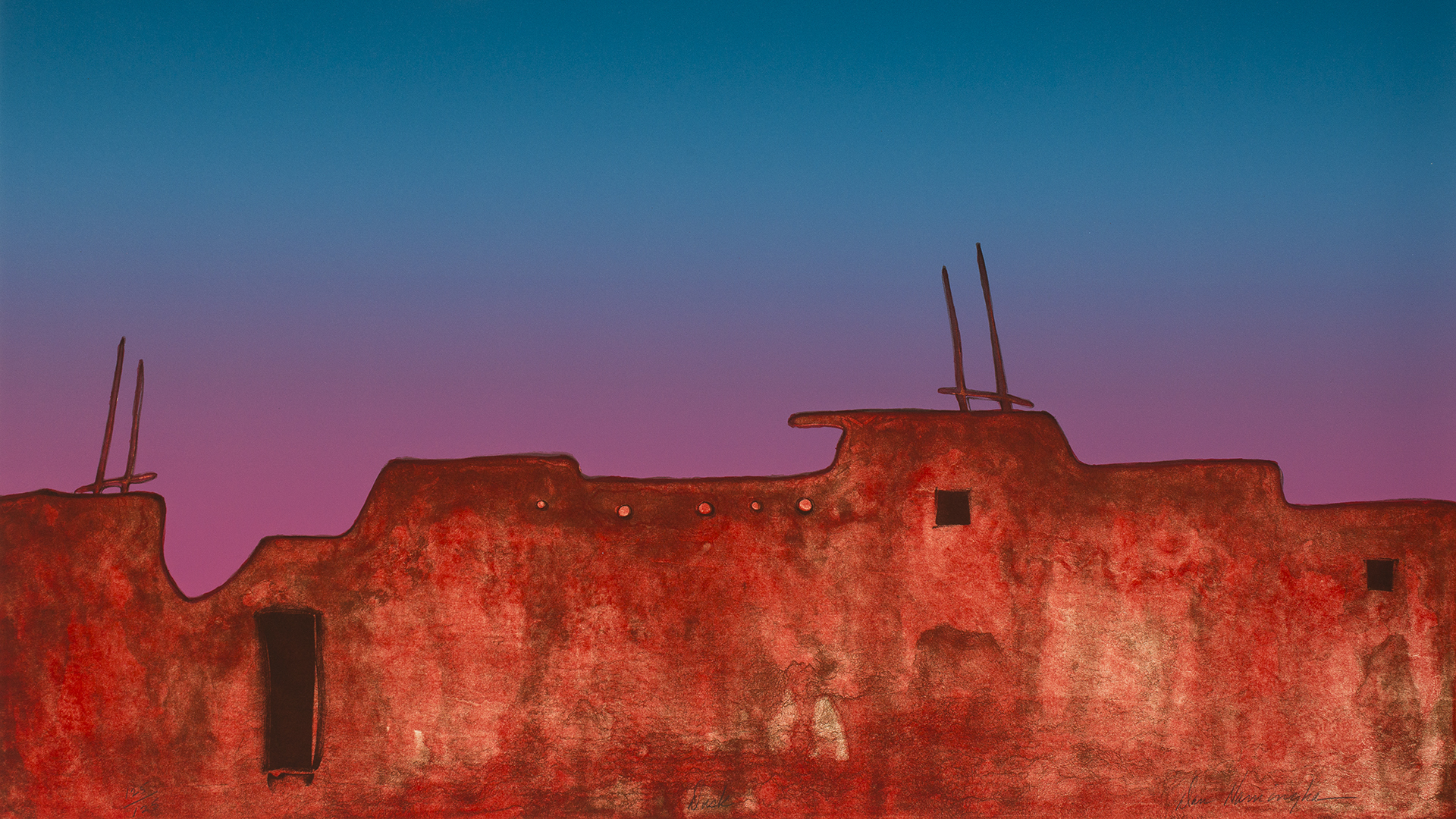 Dusk by Dan Namingha