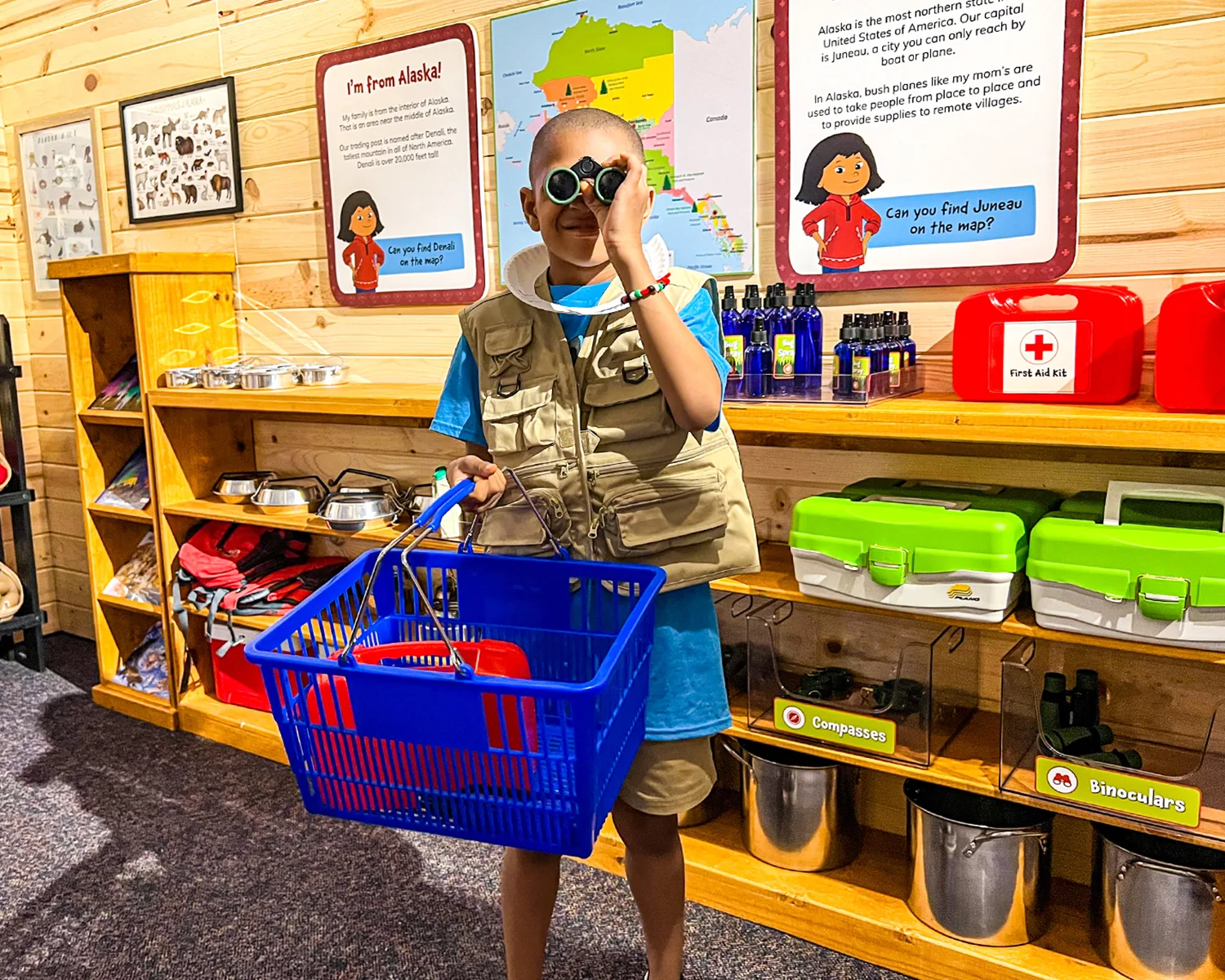 Shop for supplies at the Denali Trading Post!