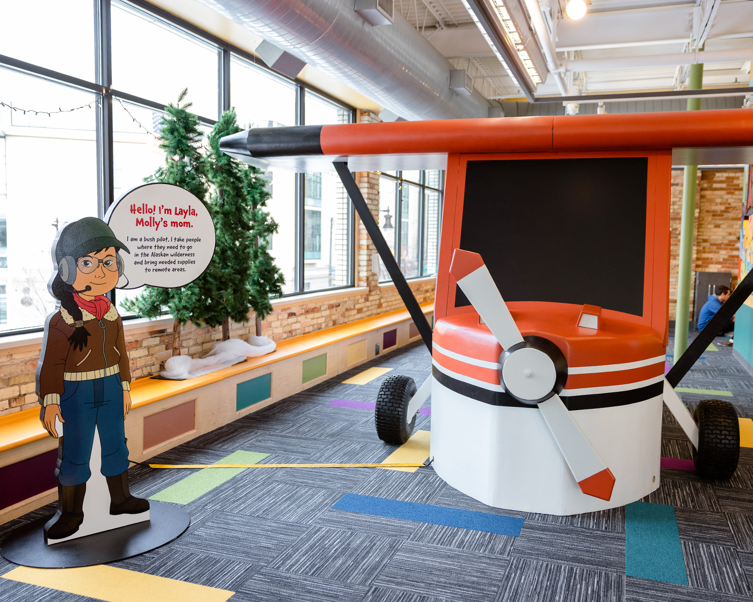 Fly a bush plane like Molly's mom!