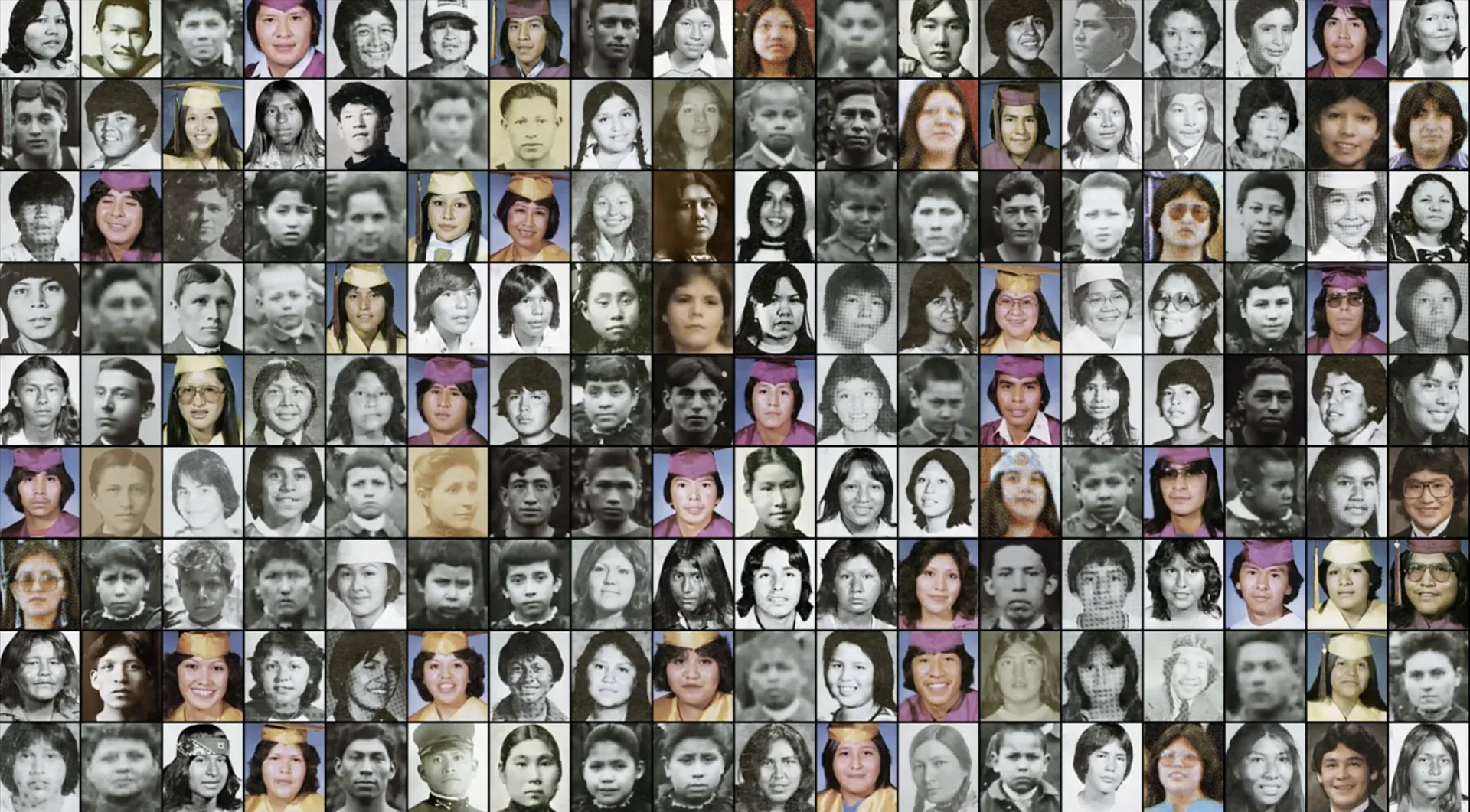 Faces from the Away from Home exhibition