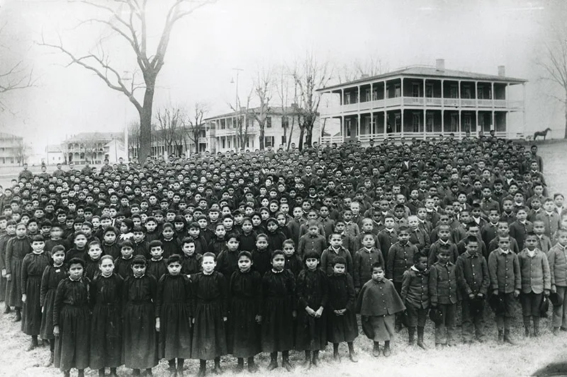 Students at Carlisle Indian School
