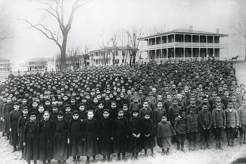 Students at Carlisle Indian School