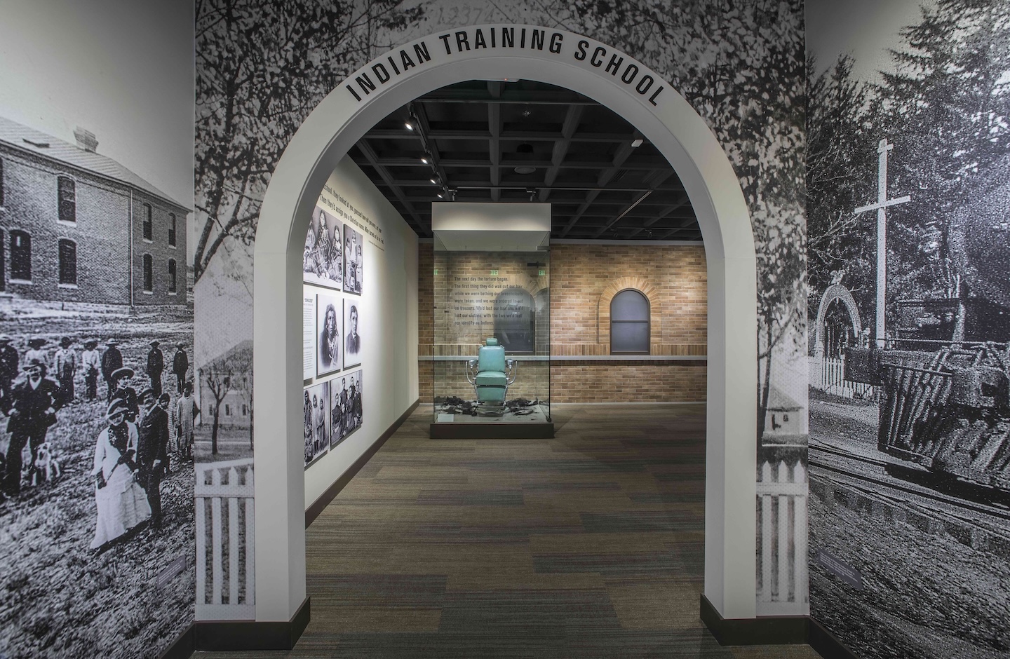 Entrance to the Away From Home: American Indian Boarding School Stories at the Heard Museum.