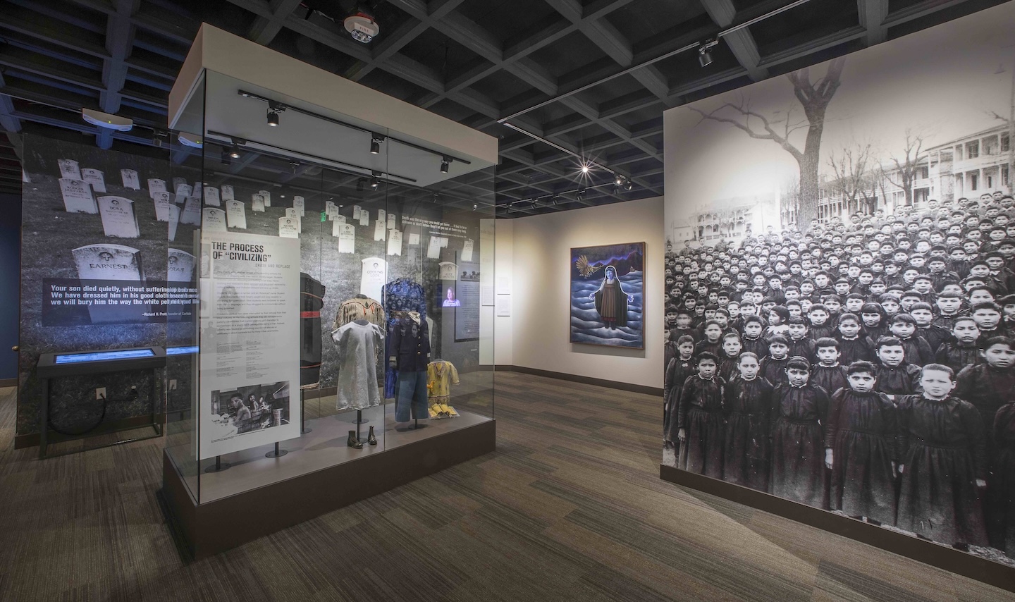 The Process of Civilizing section in Away From Home: American Indian Boarding School Stories.